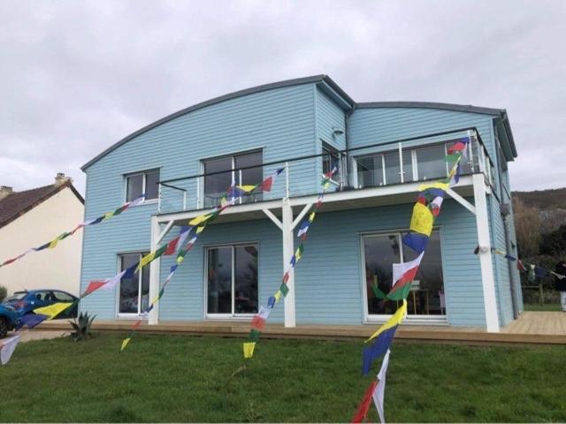 La Maison Bleue-Sciotot-Les Pieux Extérieur photo