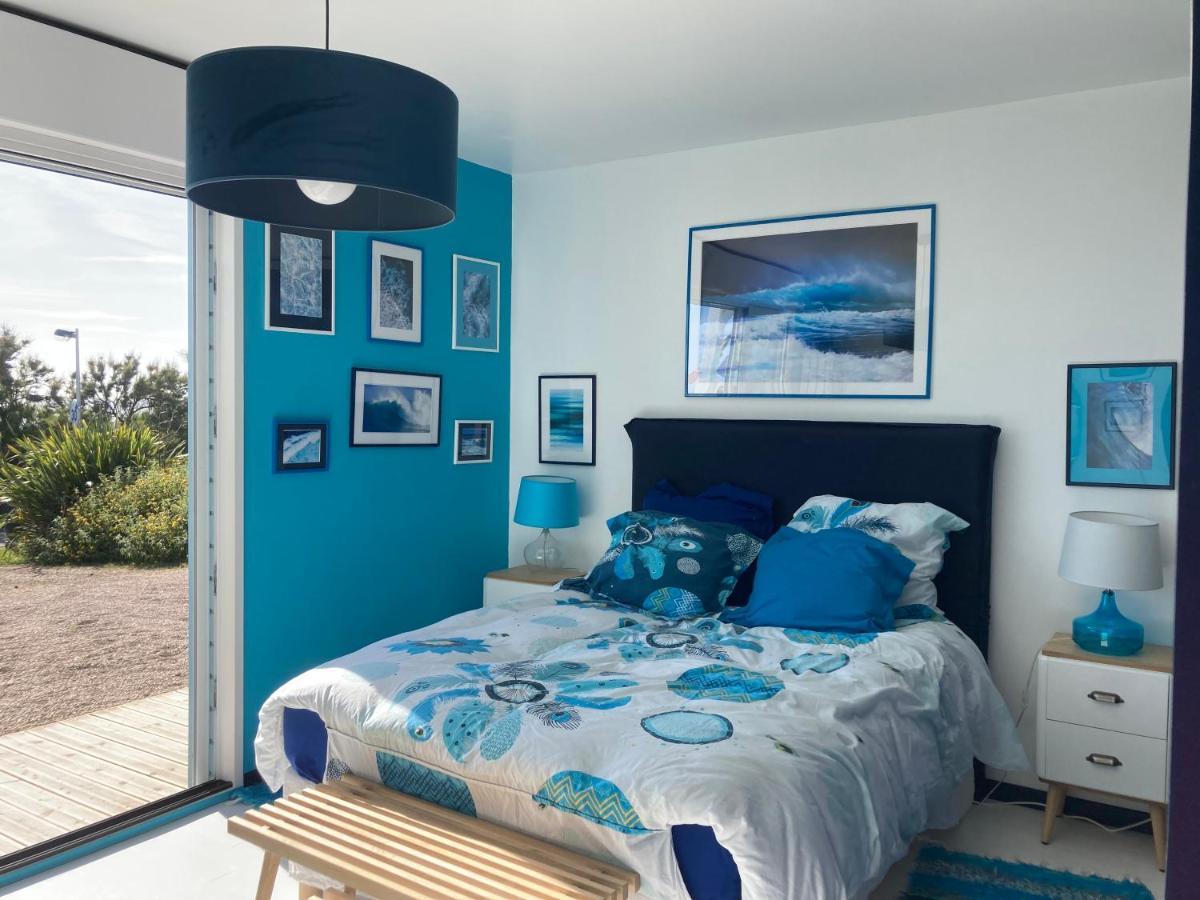 La Maison Bleue-Sciotot-Les Pieux Extérieur photo