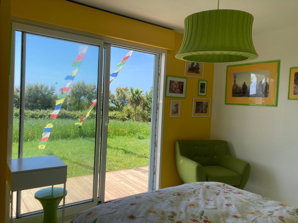 La Maison Bleue-Sciotot-Les Pieux Extérieur photo